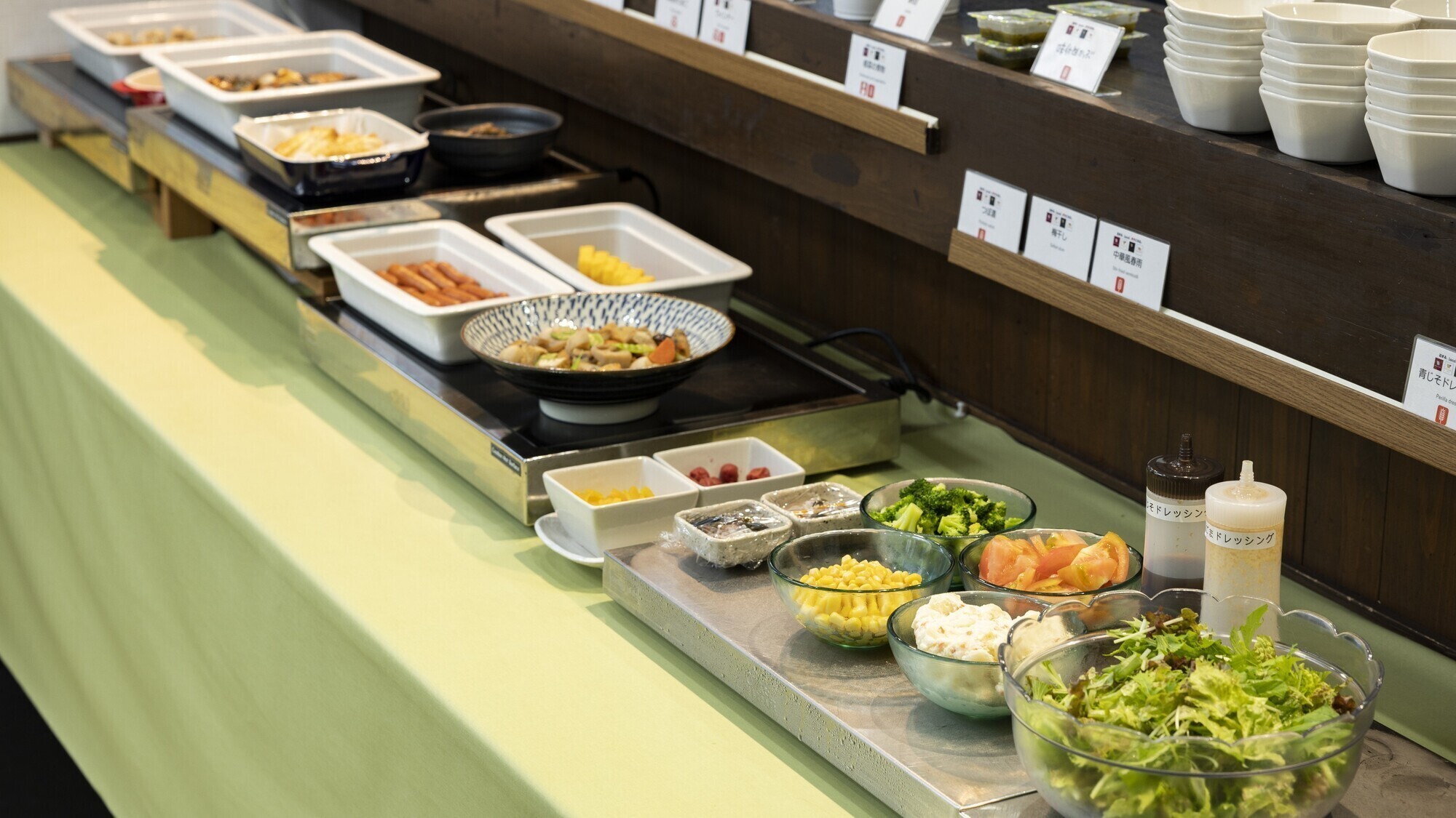 【朝食】ビュッフェ台