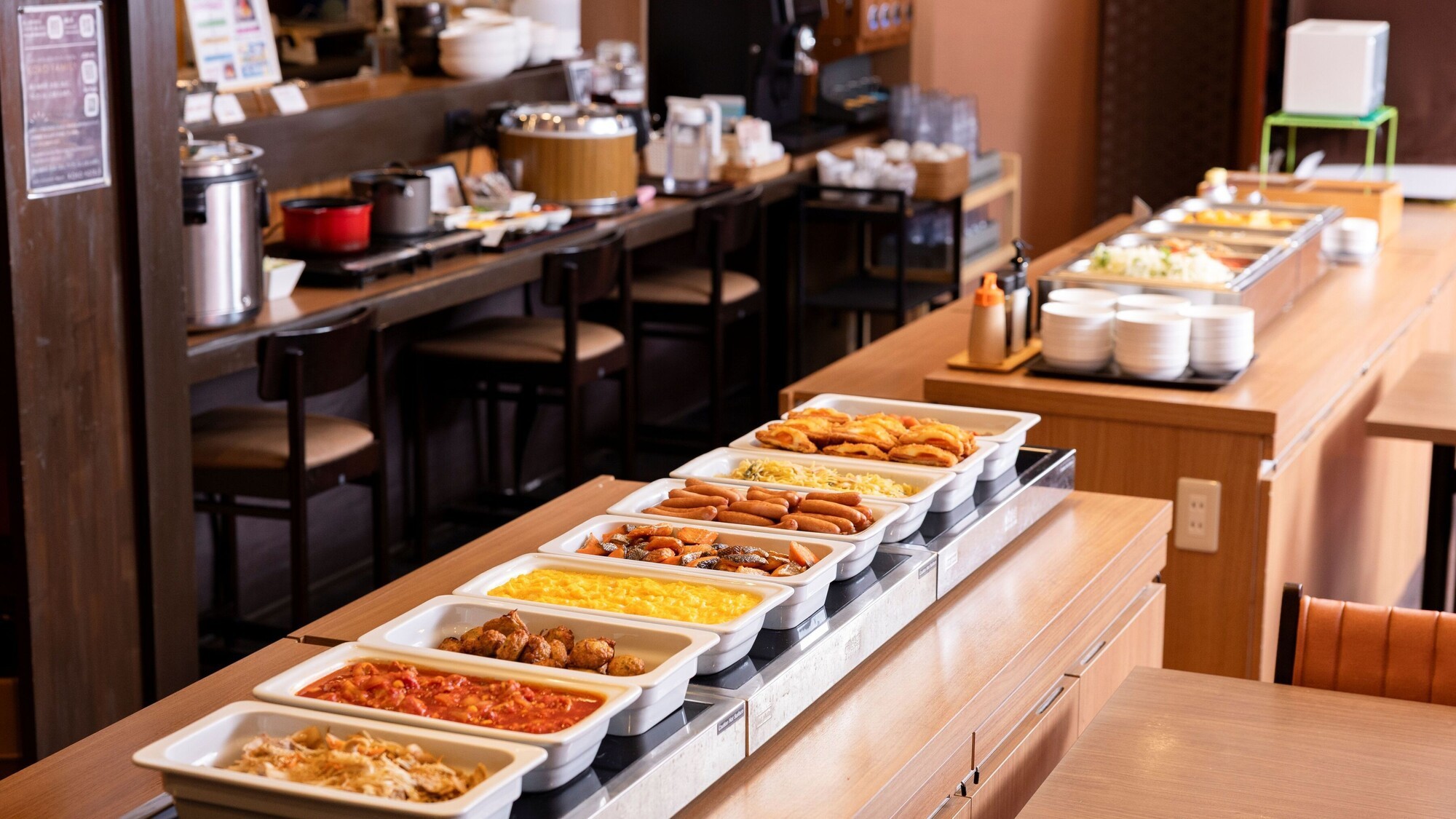 【朝食】ビュッフェコーナー
