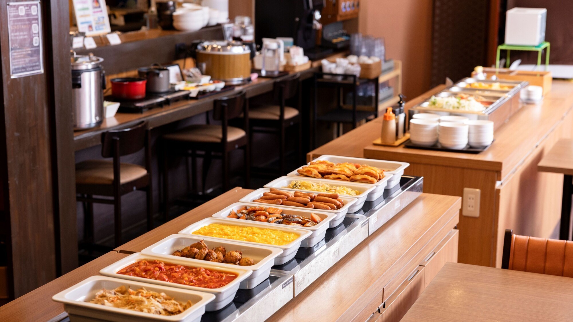 【朝食】ビュッフェコーナー