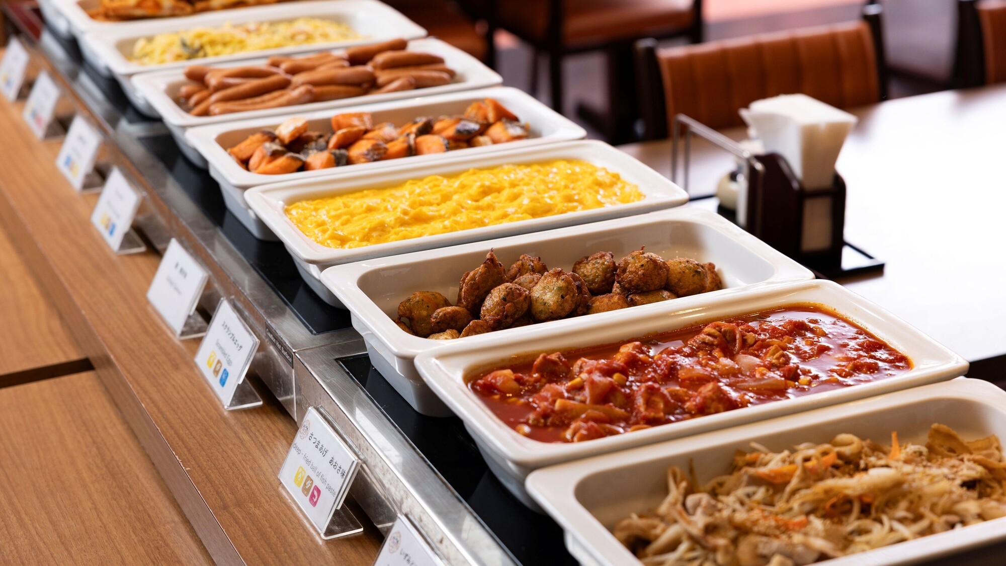 【朝食】ビュッフェコーナー