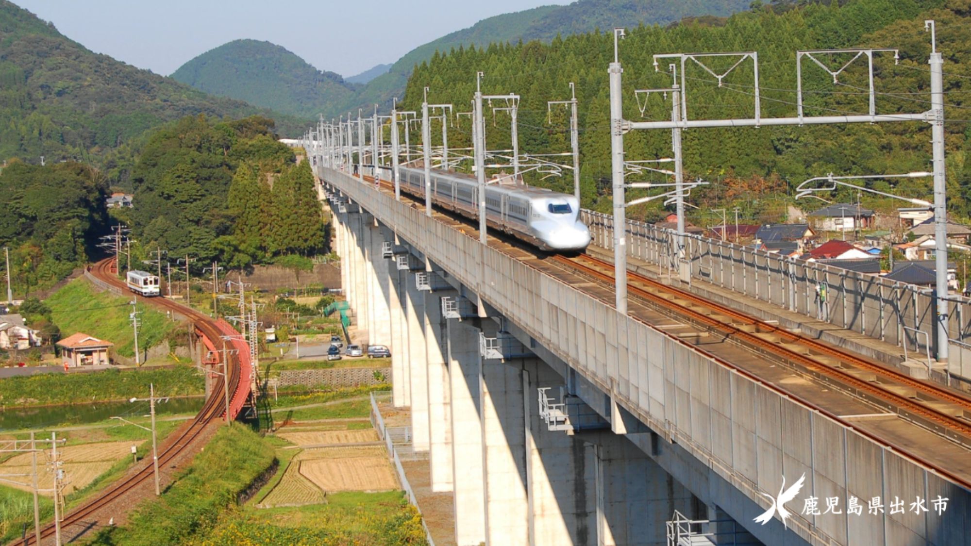 【観光画像】九州新幹線とおれんじ鉄道