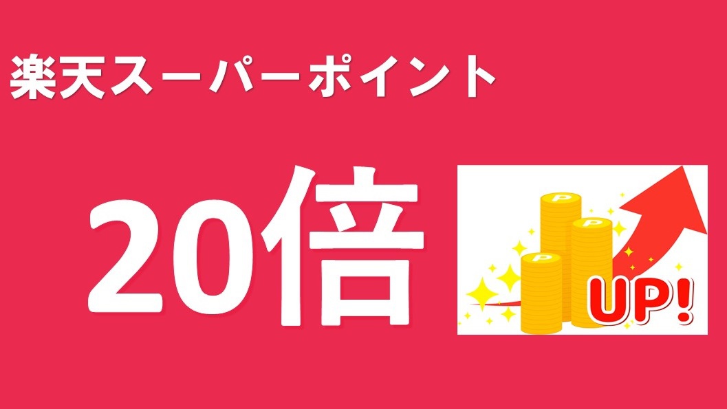 【楽天限定】★ポイント20倍プラン★お買い物にも便利！貯まって嬉しいポイント20倍付！＜朝食付＞