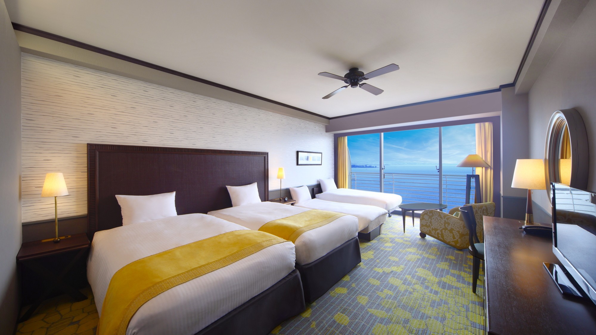 デラックスフロアLumina40平米ツイン禁煙（4名利用）