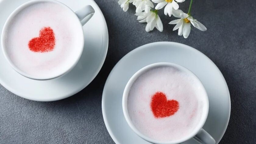 Wチョコレートハートラテ