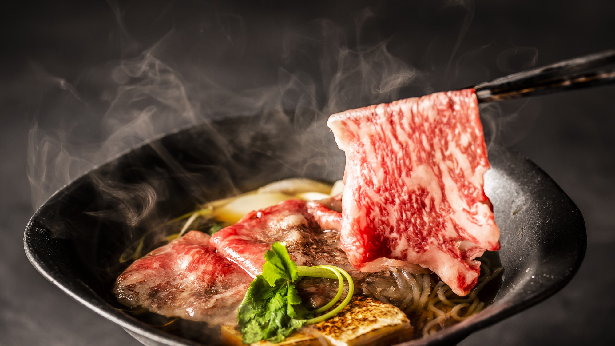 日本料理おおみ　近江牛のすき焼き小鍋　イメージ