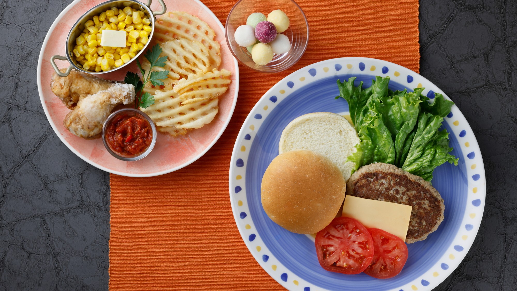 「屋上アウトドアバーベキュー星」お子さま料理イメージ