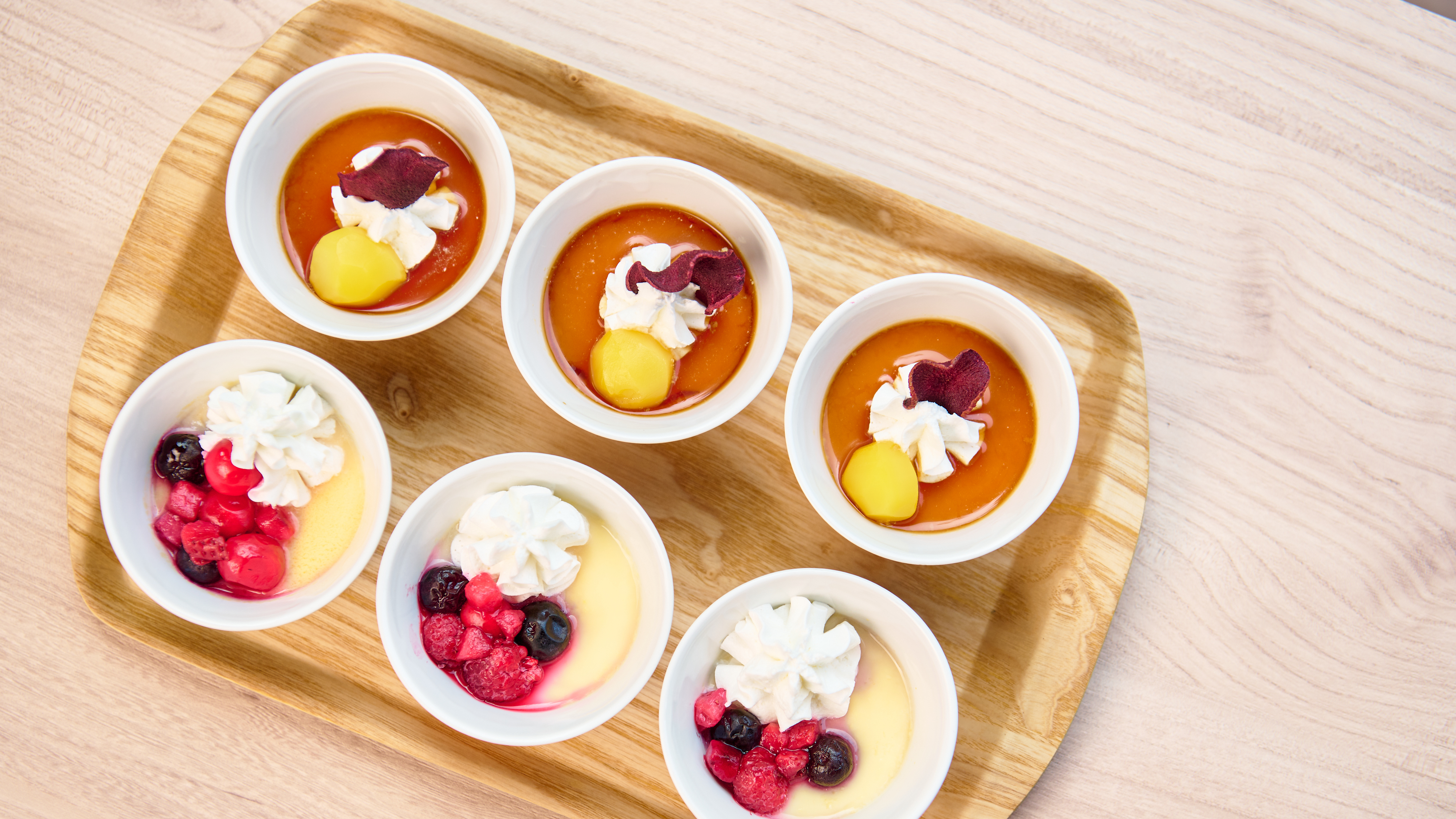 【朝食】朝からうれしい♪選べるトッピングプリン