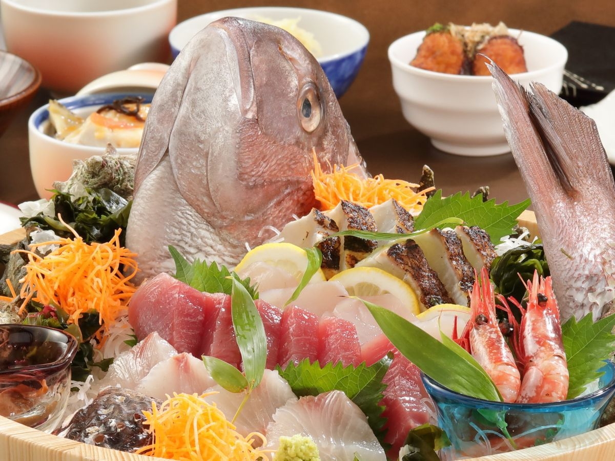 【楽天スーパーSALE】10％OFF【基本】地魚お刺身に金目鯛。さらにグリル・天婦羅は食べ放題♪　