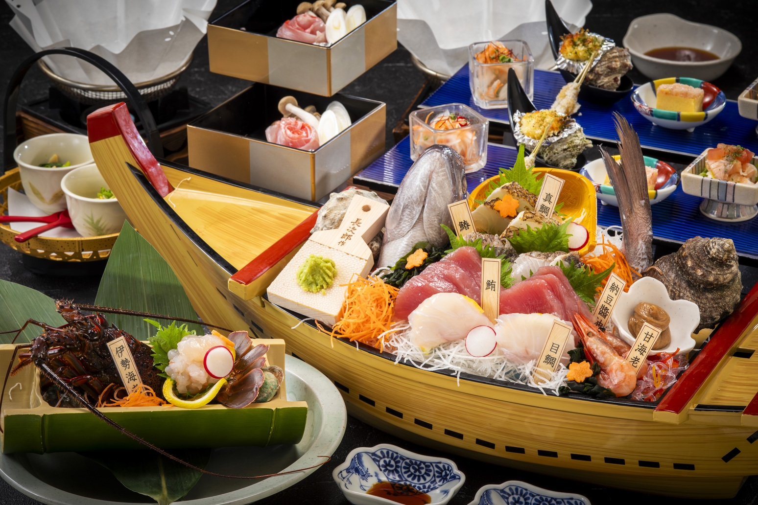 【温泉付き和洋室】　露天付き客室よりお手頃にお部屋で温泉満喫　伊勢海老・金目鯛・海鮮しゃぶしゃぶ