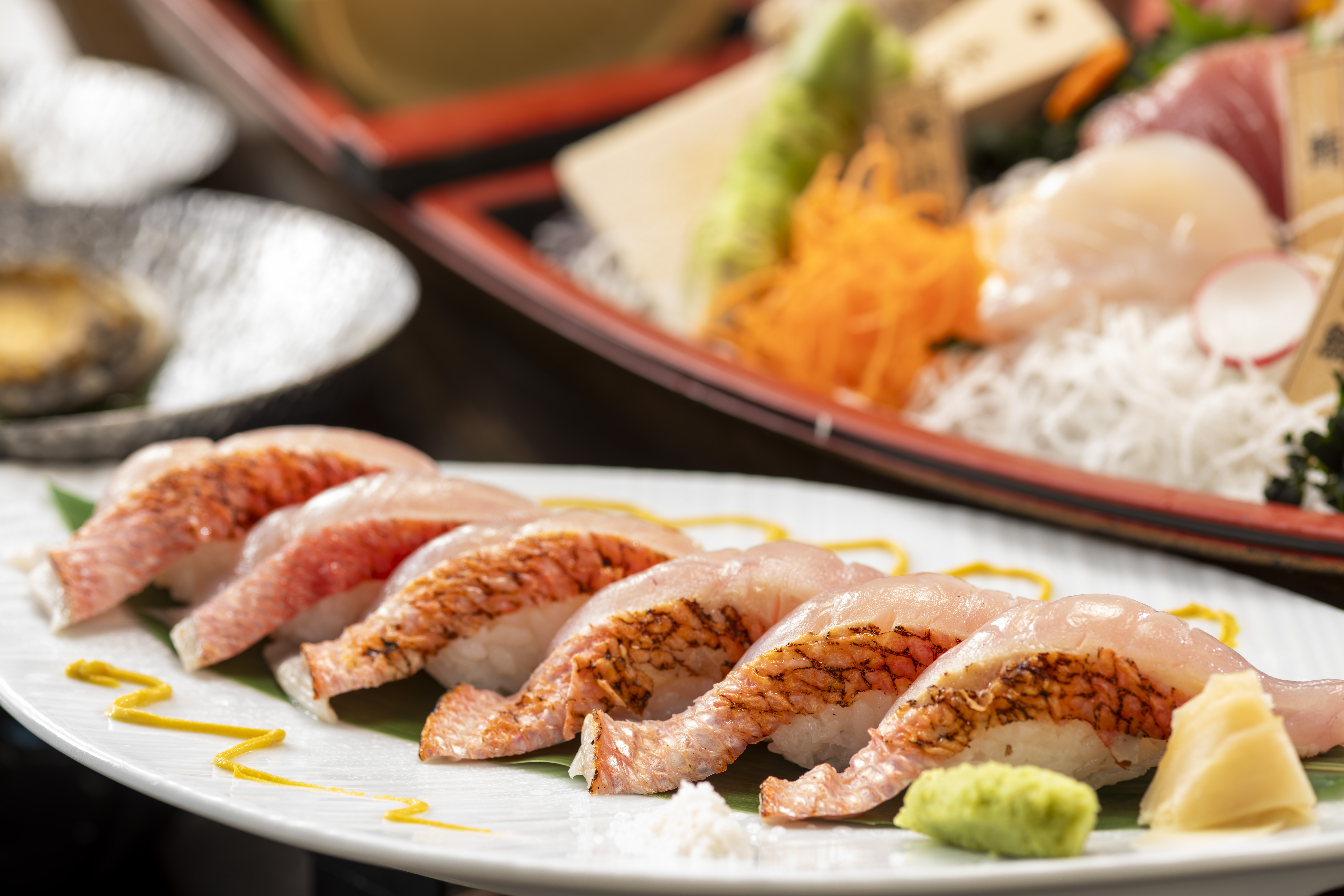 【7F特別料理】　金目鯛寿司