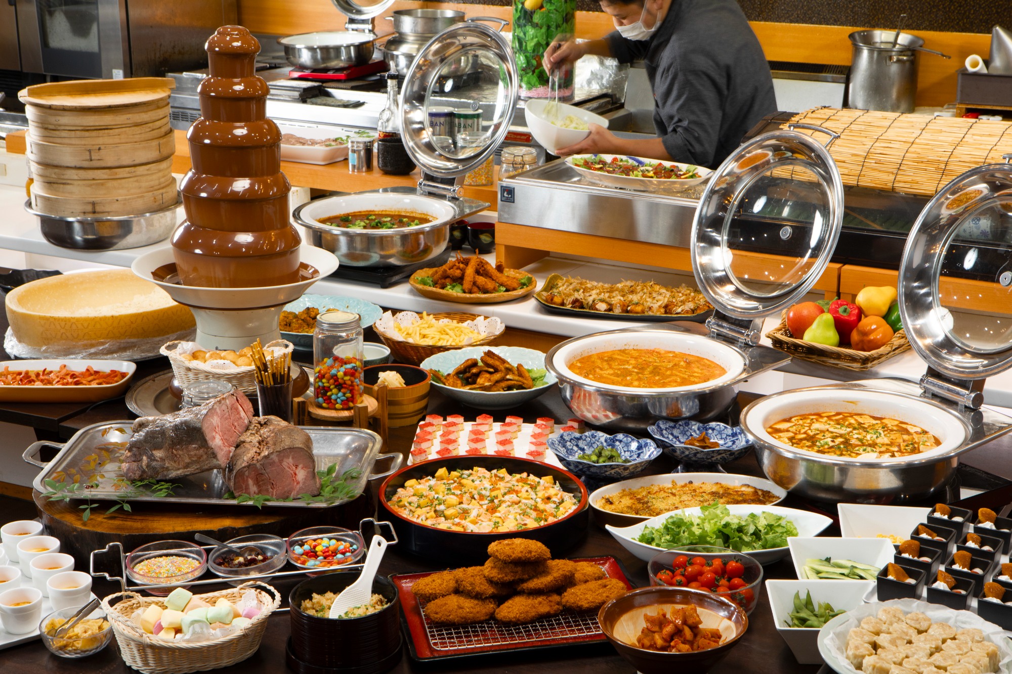夕食ビュッフェ