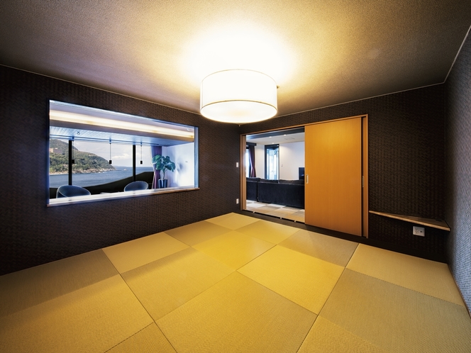 【特別室】露天風呂付スイート８４平米最上階の景色を満喫