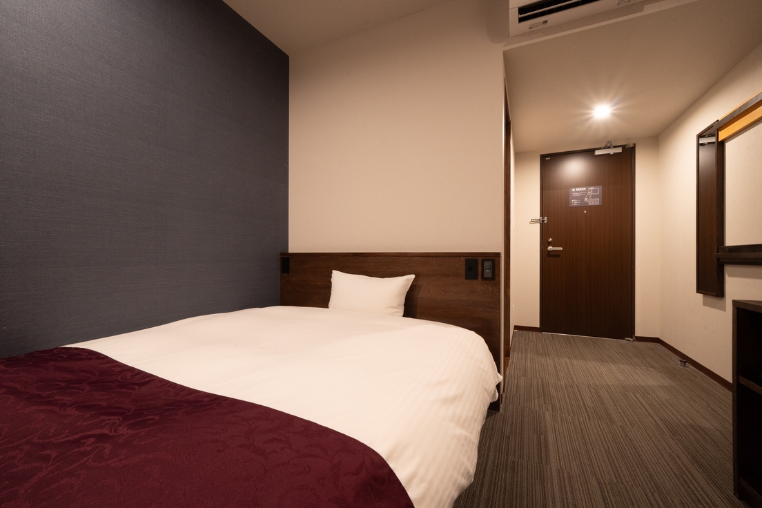 令和館禁煙シングル素泊まりプラン　シモンズ社ベッド140cm幅でゆっくり快眠