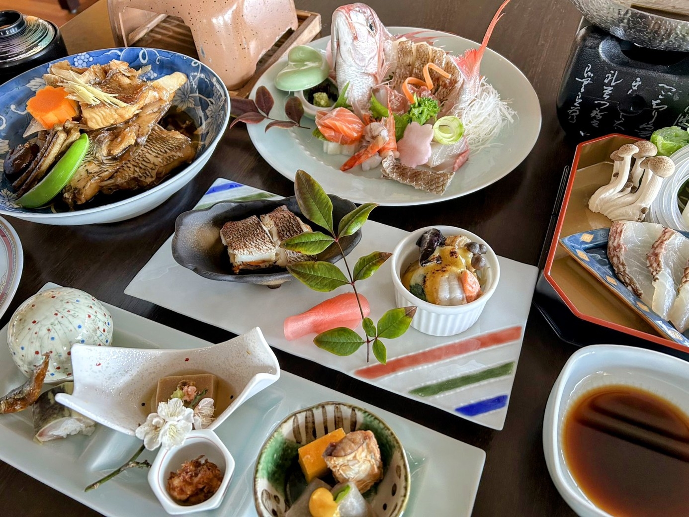 【いぶすき春のグルメ祭り】★期間限定★ 春を味わう「桜鯛の姿造り」＆黒豚豚骨