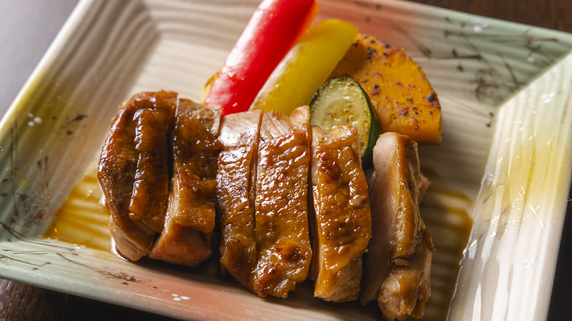 【黒さつま鶏のてりやき】