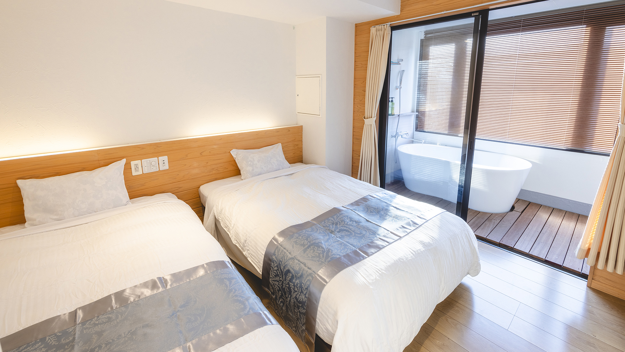 【リニューアル客室】ナチュラルツイン/15平米