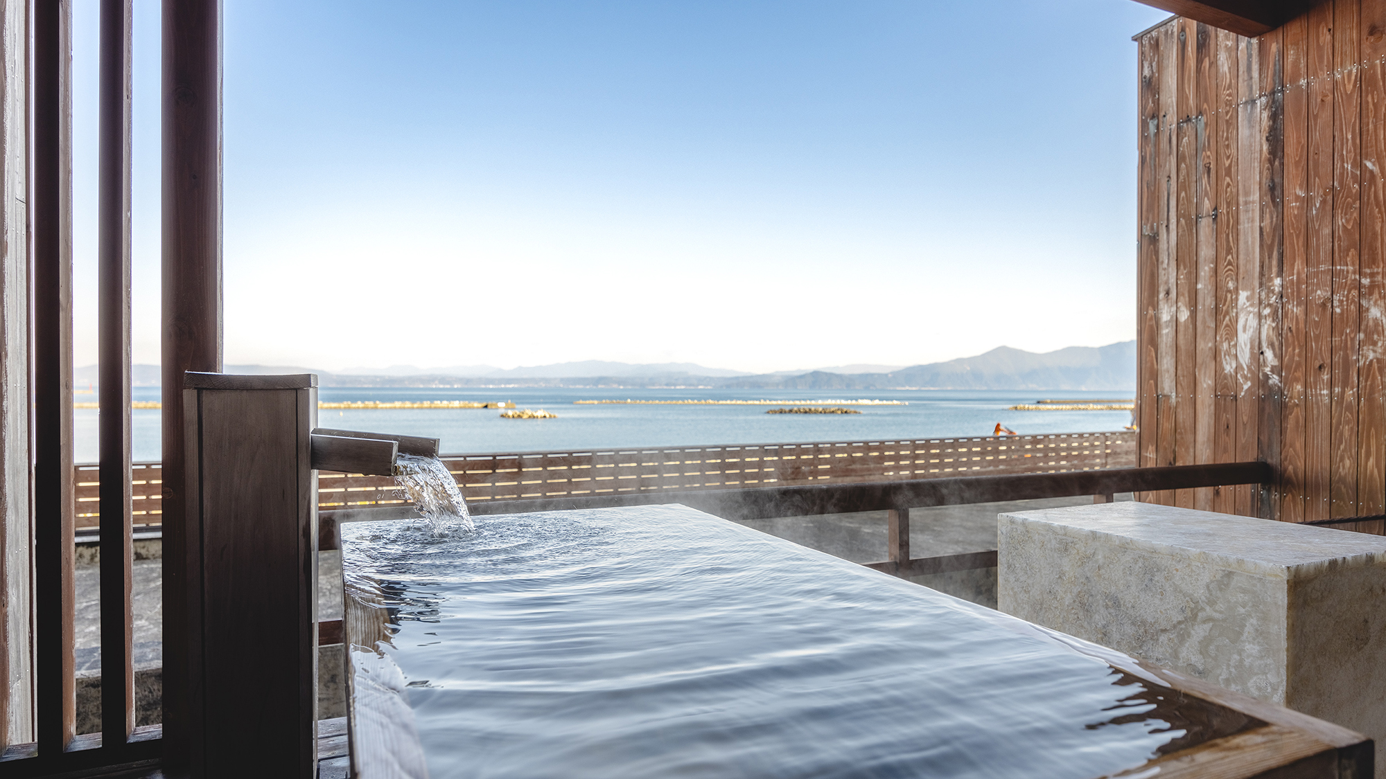 【絶景﻿&times;源泉かけ流し】オーシャンビュー露天風呂付和室/8畳