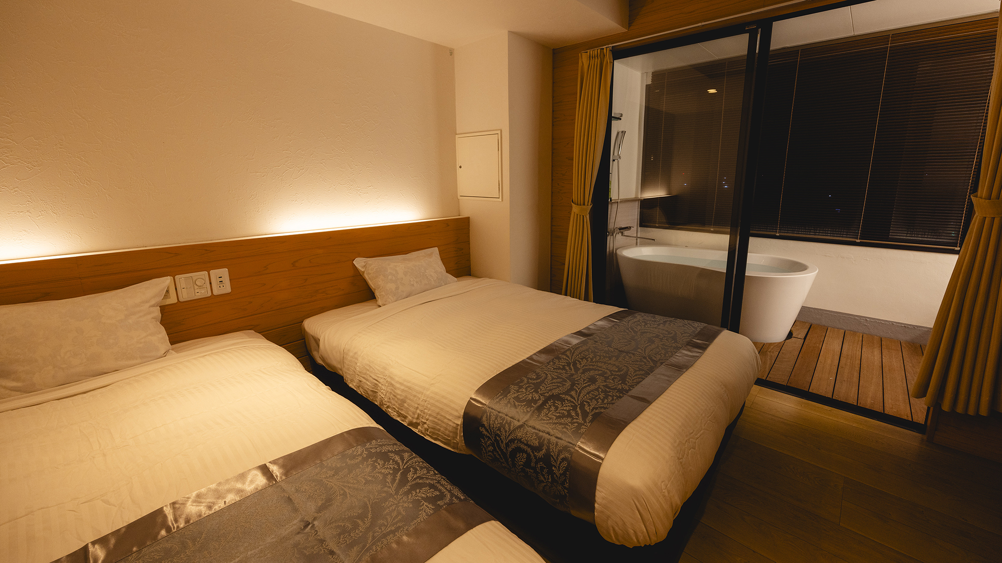 【リニューアル客室】ナチュラルツイン/15平米