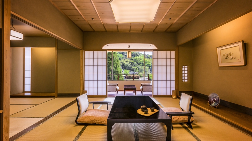 スーペリア和室2間(緑水苑・シティビュー)　※客室の一例