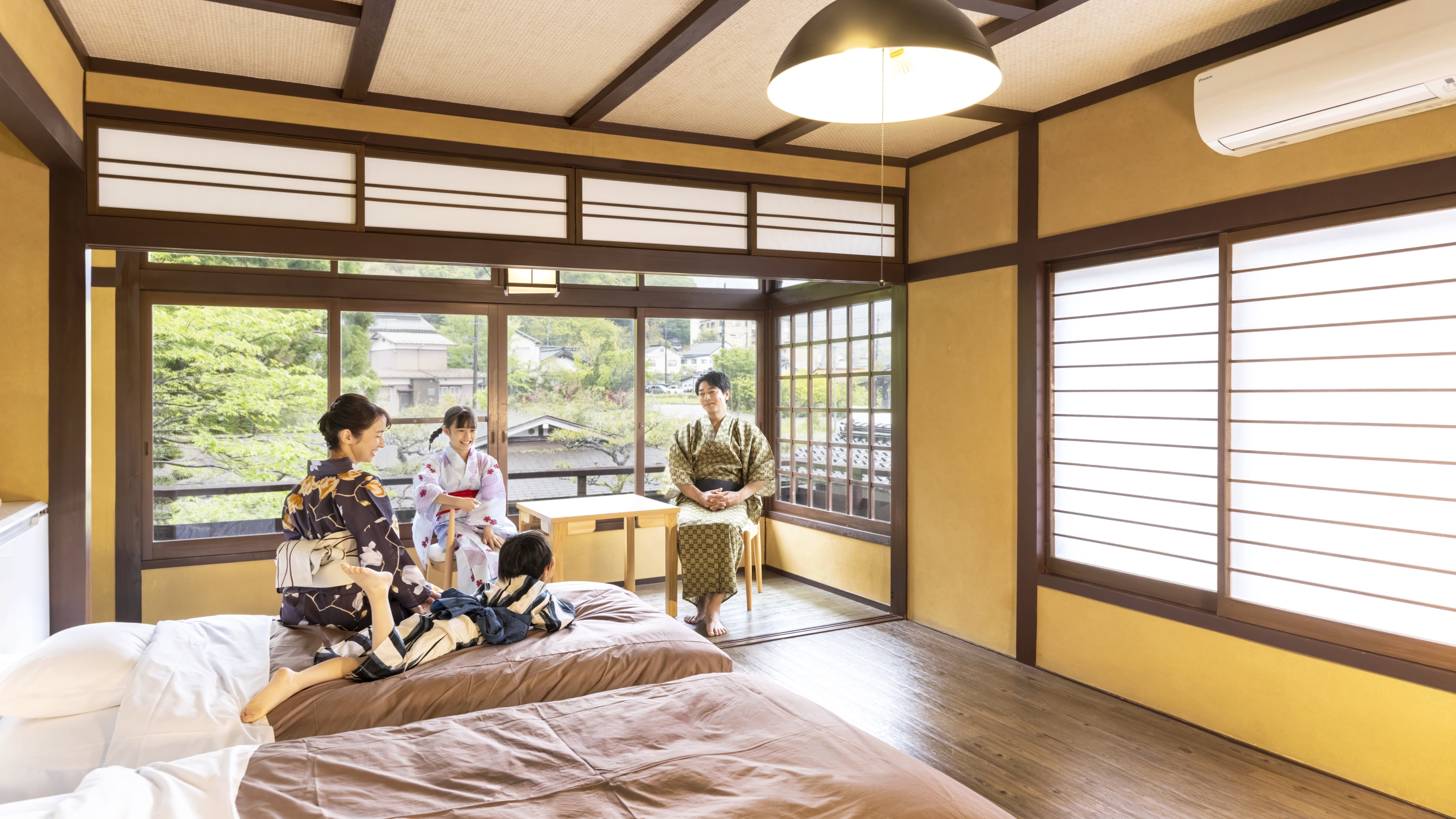 スーペリアツイン(木造棟・ガーデンビュー)　※客室の一例