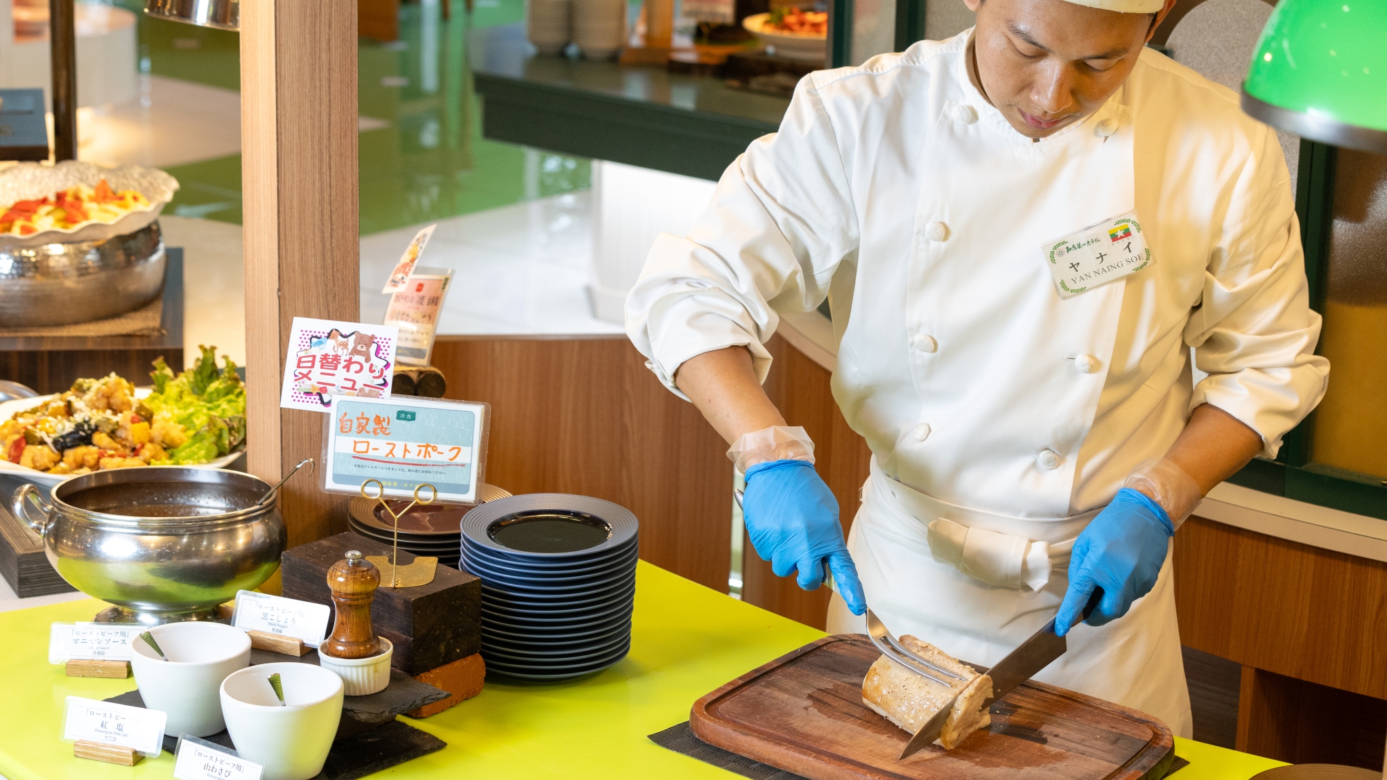 【夕食マルスコイバイキング】ステーキコーナー