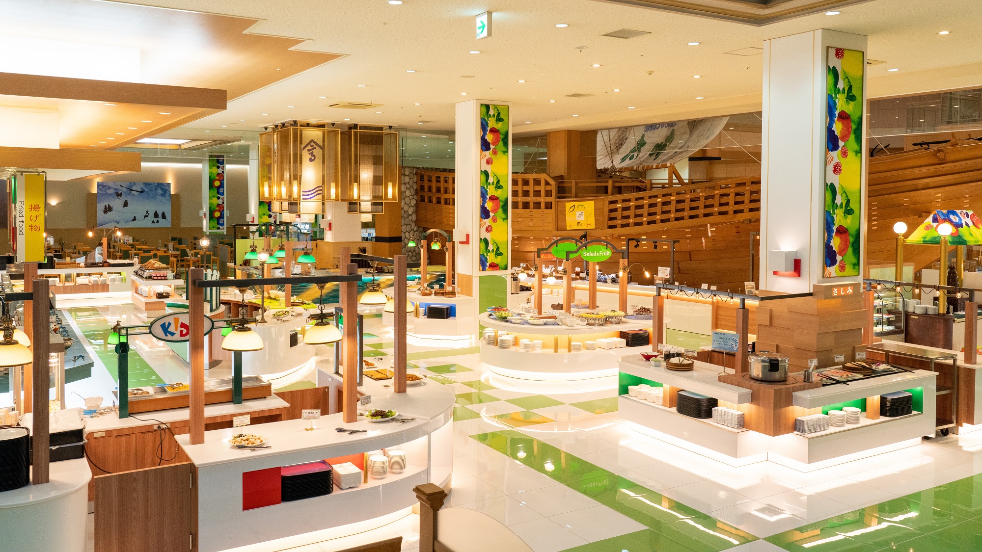 【夕食マルスコイバイキング】リニューアルマルスコイ会場内