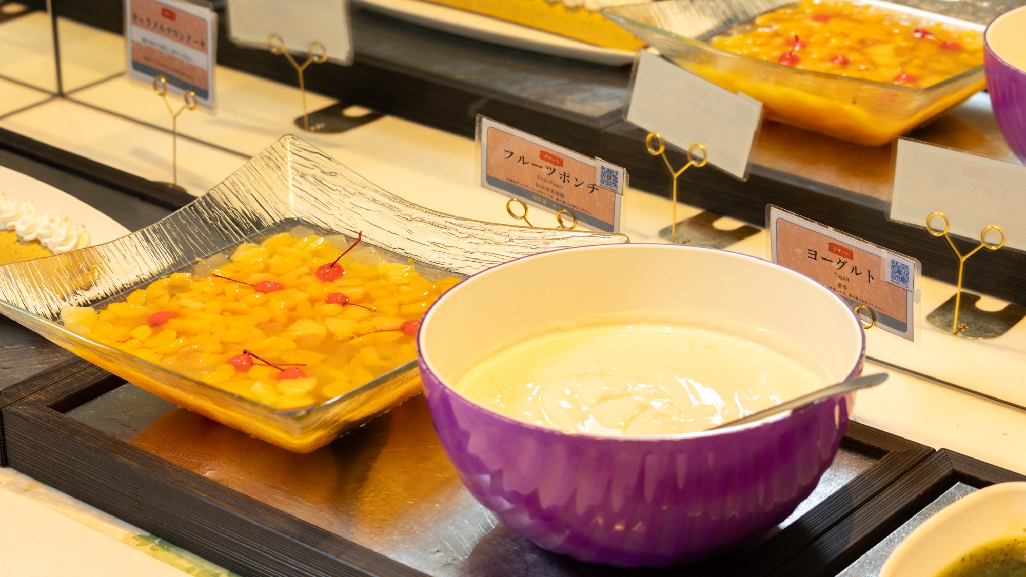 【朝食マルスコイバイキング】料理の一例
