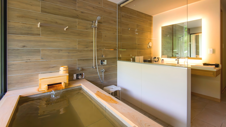 Onsen bath｜半露天温泉風呂