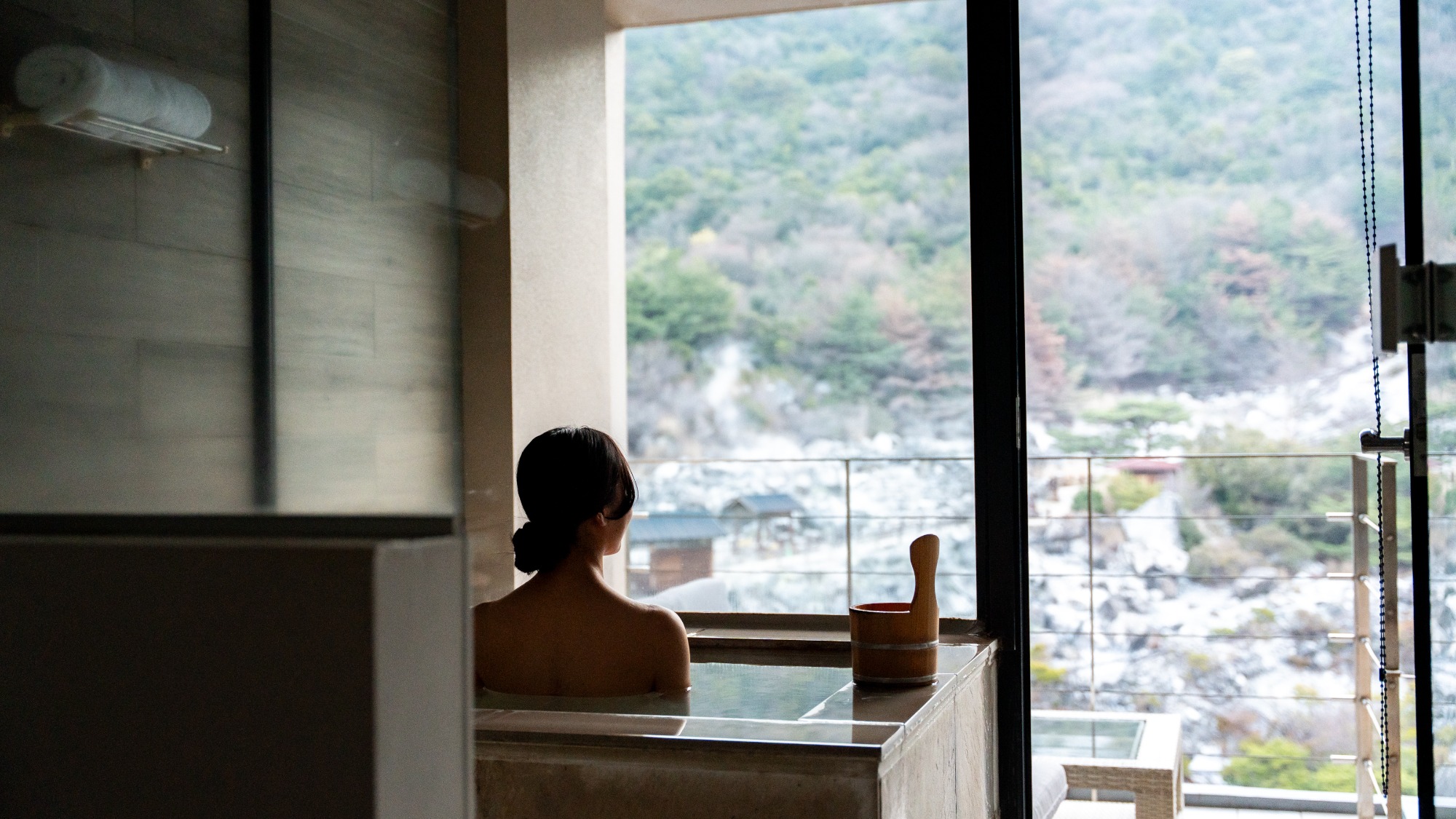Private hot spring｜客室温泉