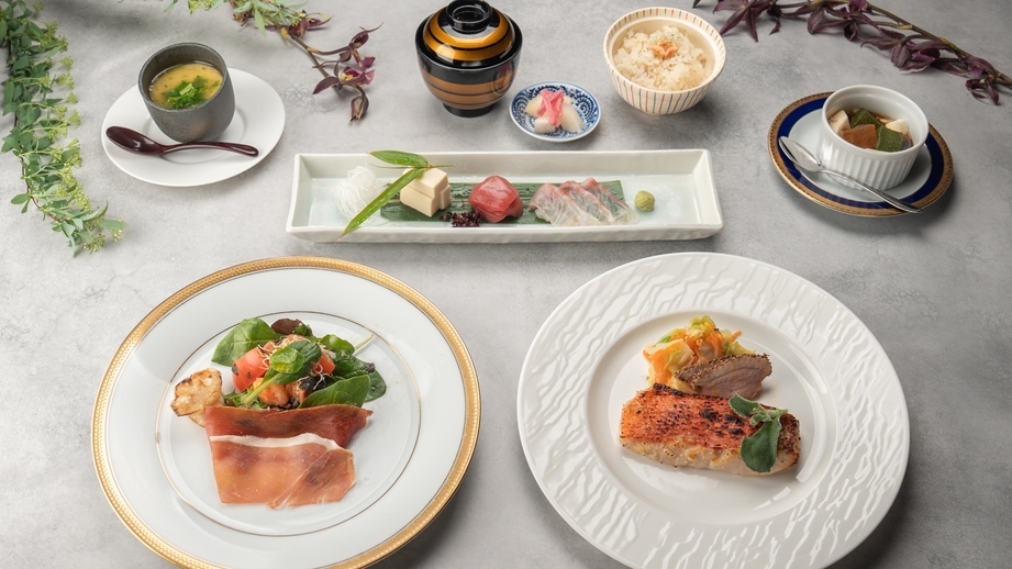 【朝・夕食付】期間限定 BAIKALcafe自慢の創作料理をご堪能〜京都温泉＜天然自家源泉＞〜