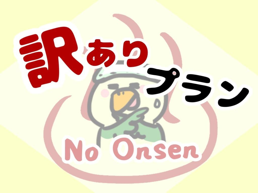 【1月6日〜9日宿泊限定 訳あり／温泉大浴場ご利用不可】特別料金でご案内＜素泊まり＞