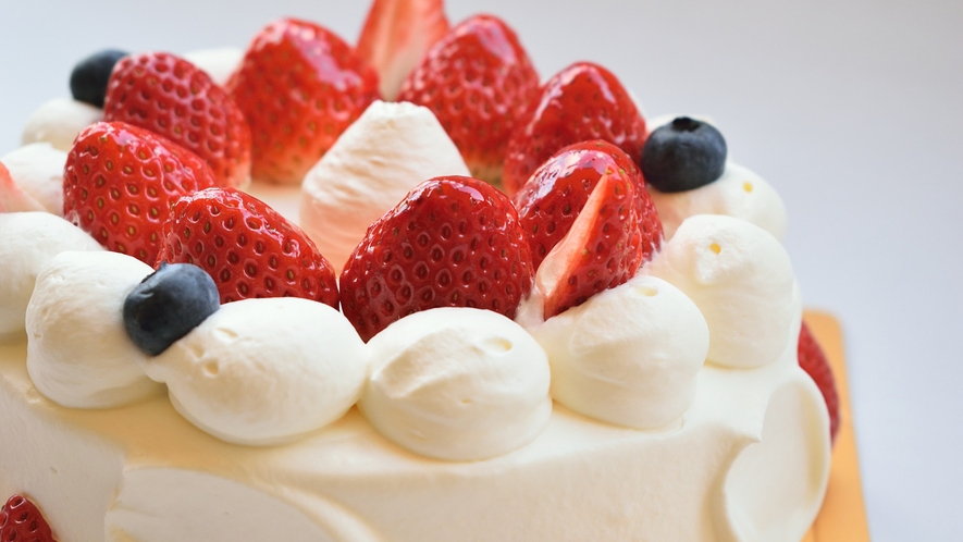 追加料理：お誕生日・お祝いケーキ（写真はイメージ）