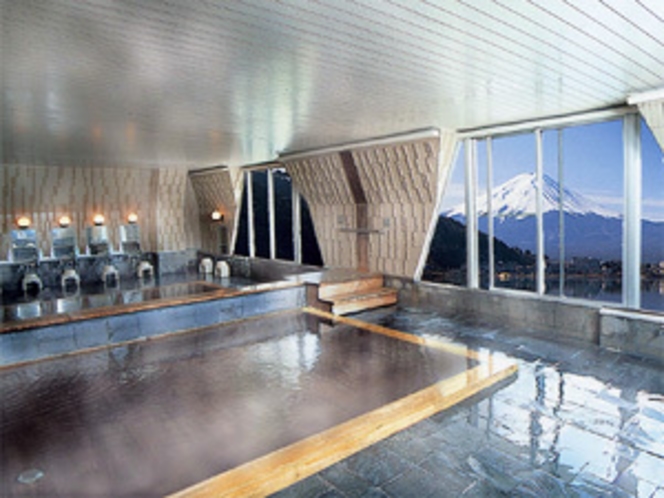 富士山・河口湖展望 風呂（7F）
