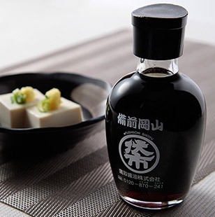 "Fushiichi Soy Sauce" manufactured by Takatori Shoyu, Bizen City, a specialty of Okayama
