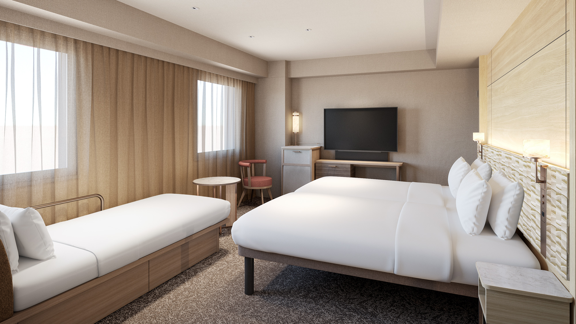 スーペリアツイン（3名）