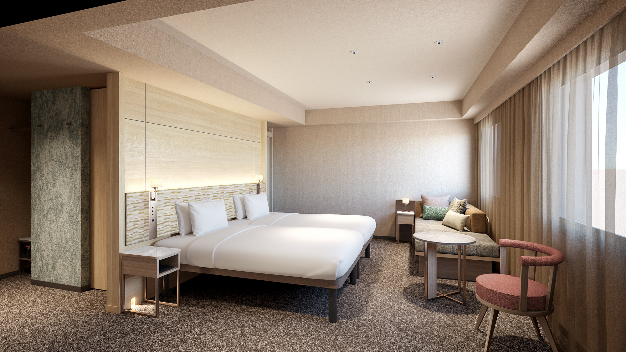 スーペリアツイン（1-2名）