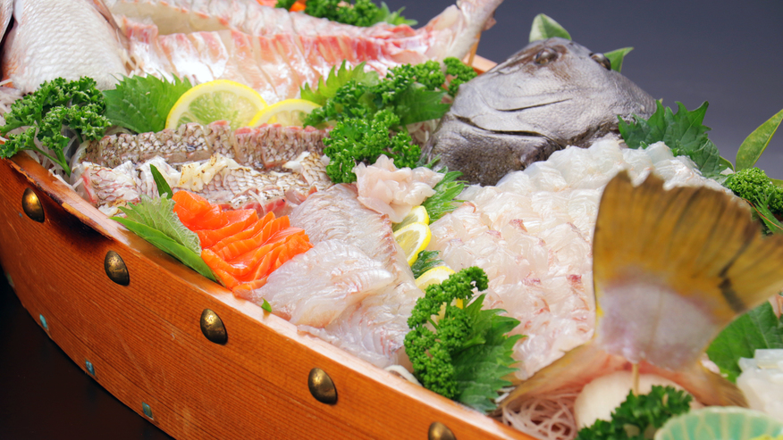 【グレードアップ！舟盛りプラン】若狭の旬の味を堪能★大満足★１泊２食付き♪