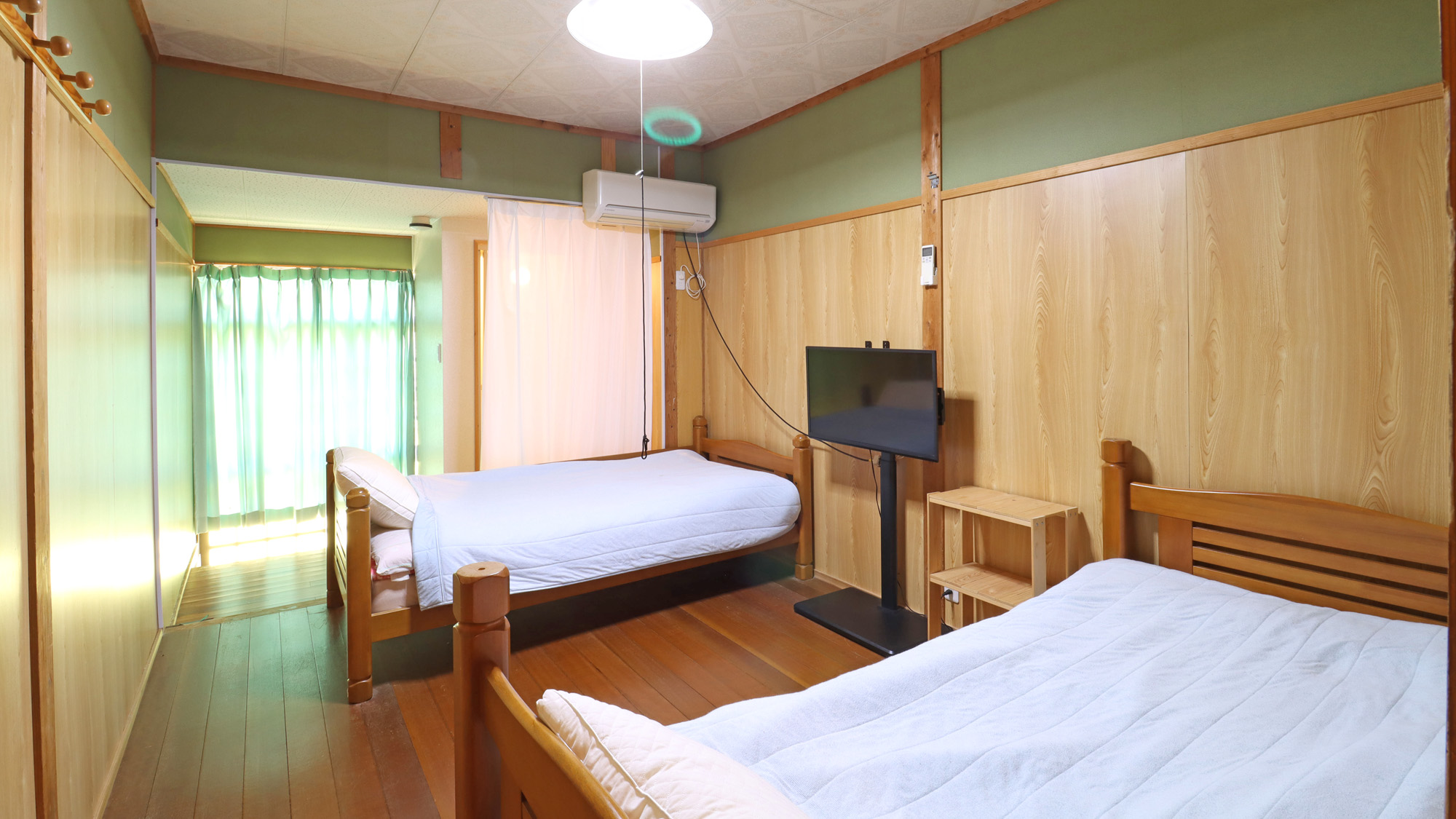 【客室：ツイン】広々ベット付きのお部屋でのんびり過ごせます♪