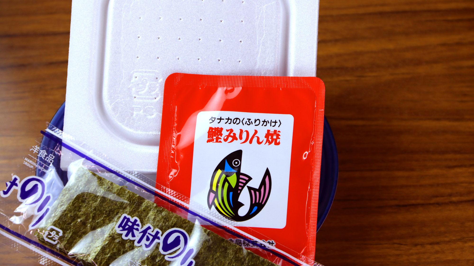 【朝食一例】納豆・ふりかけ・あじのり