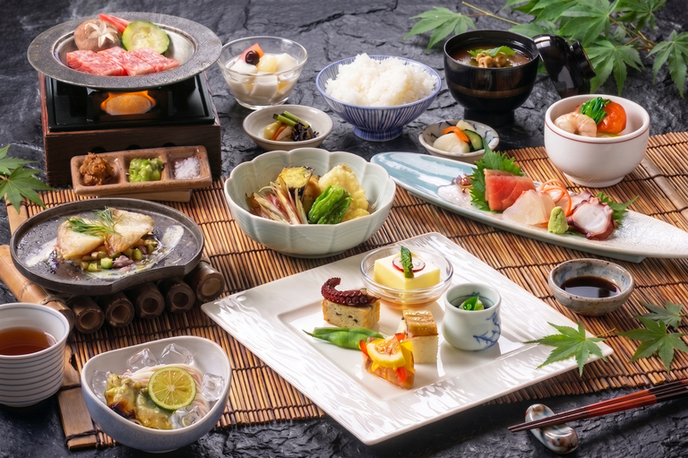 夏の創作風会席