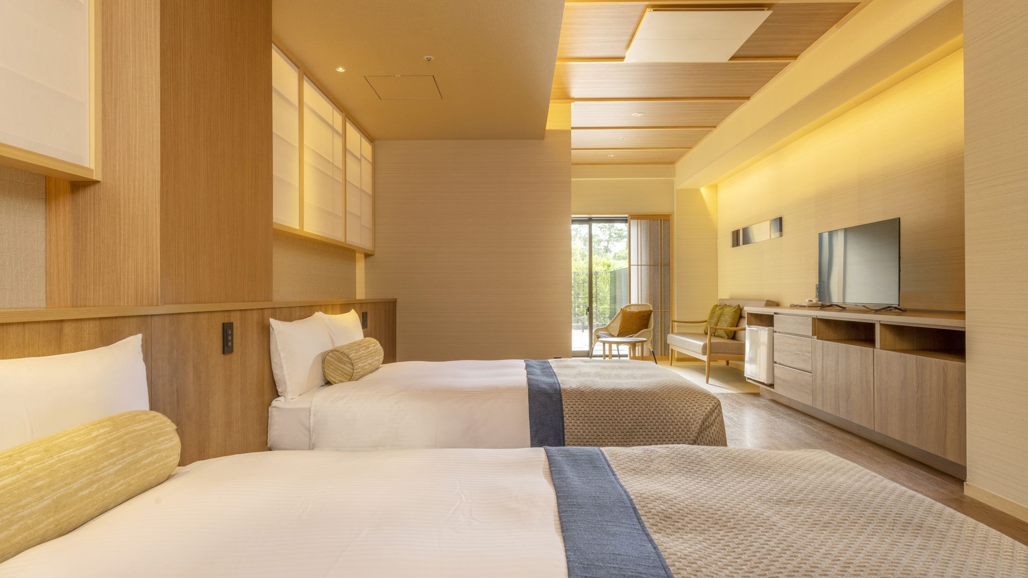 ドッグフレンドリールーム(露天風呂付洋室ツインルーム)