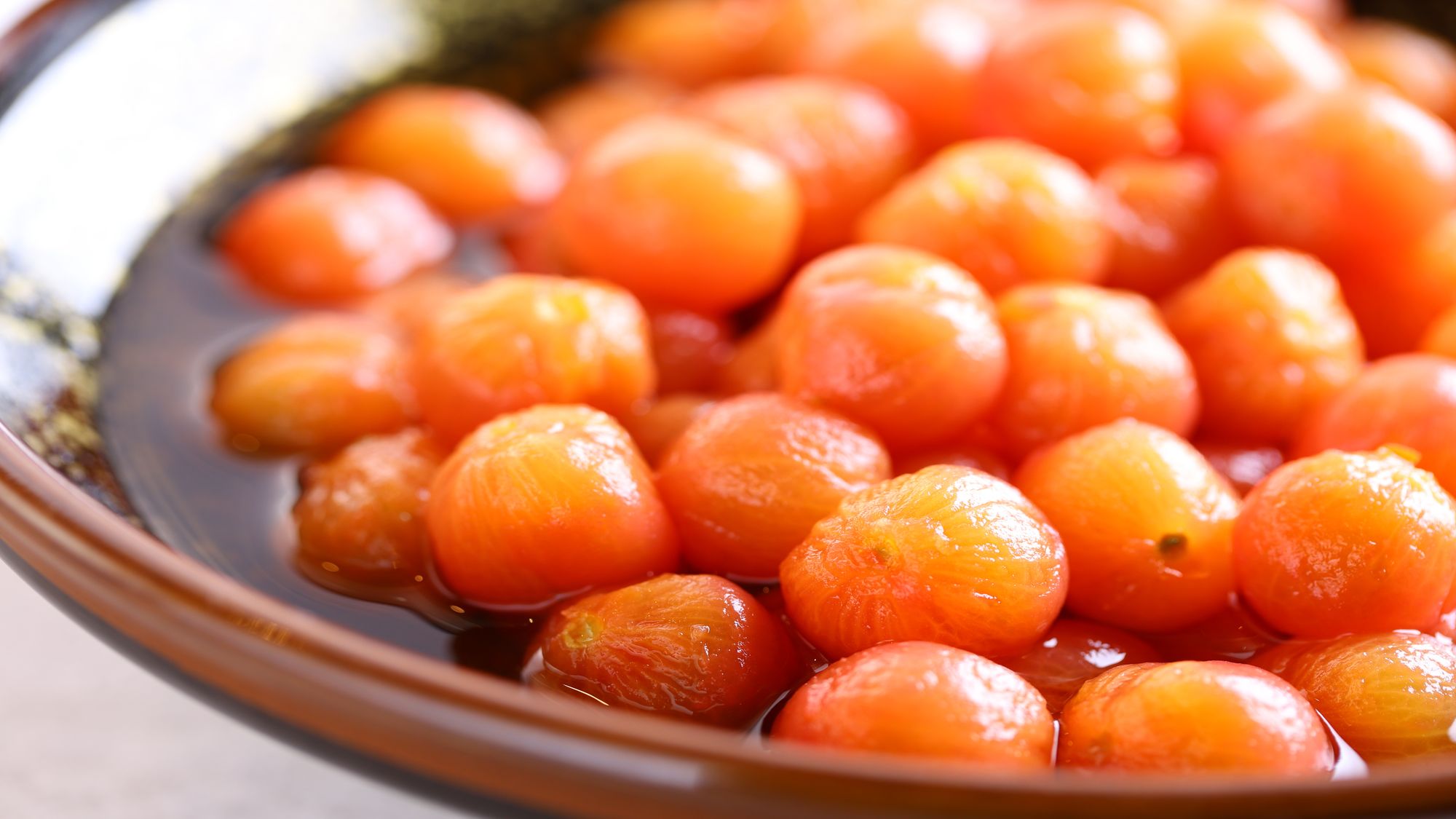 【ビュッフェメニュー】春（2026年3月～2026年5月）冷やしミニトマトの出汁漬け