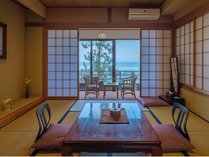 【禁煙】＜陶器型露天風呂付き＞海側３階和室１0畳　