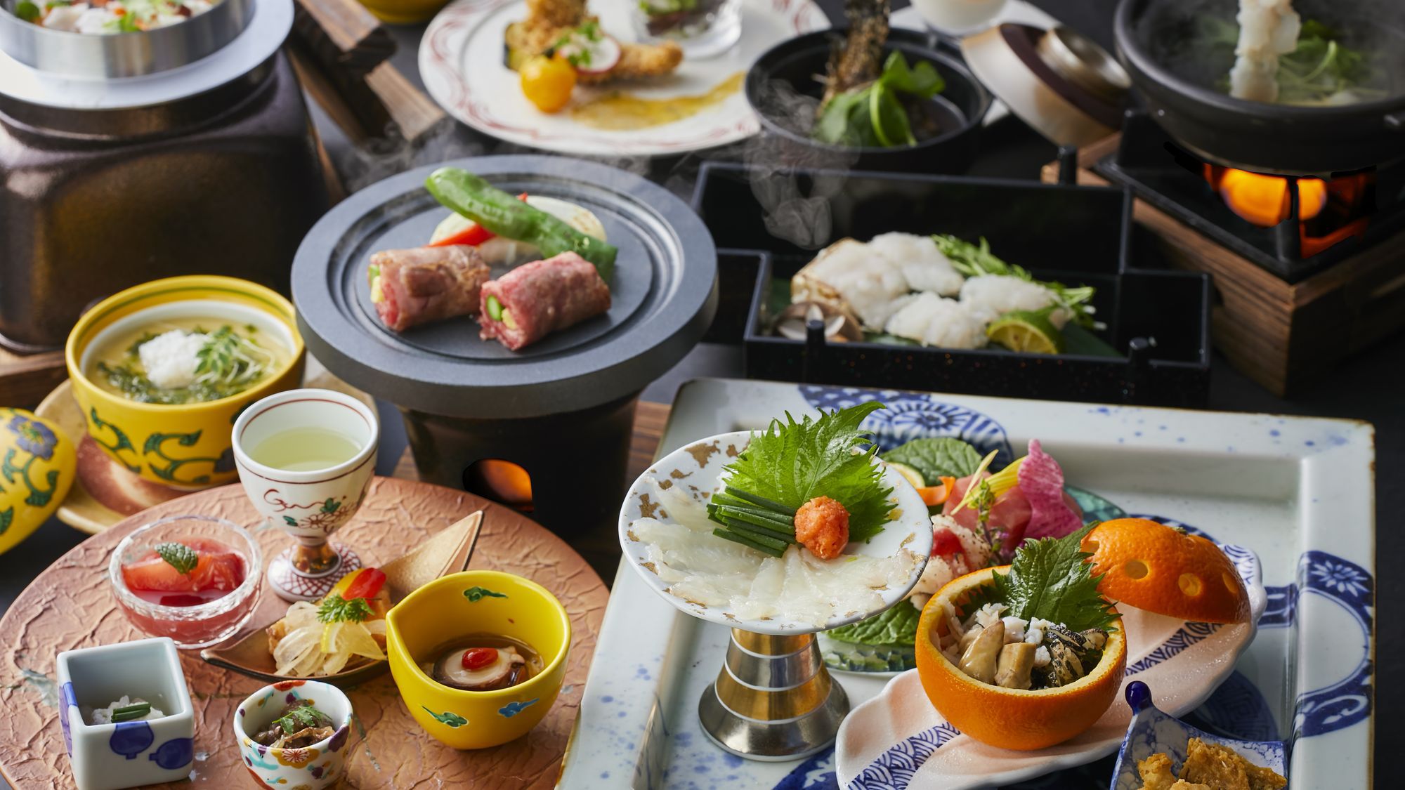 ＜早期割28＞【2025年8月リニューアル／特別会席】旬の高級食材を堪能　