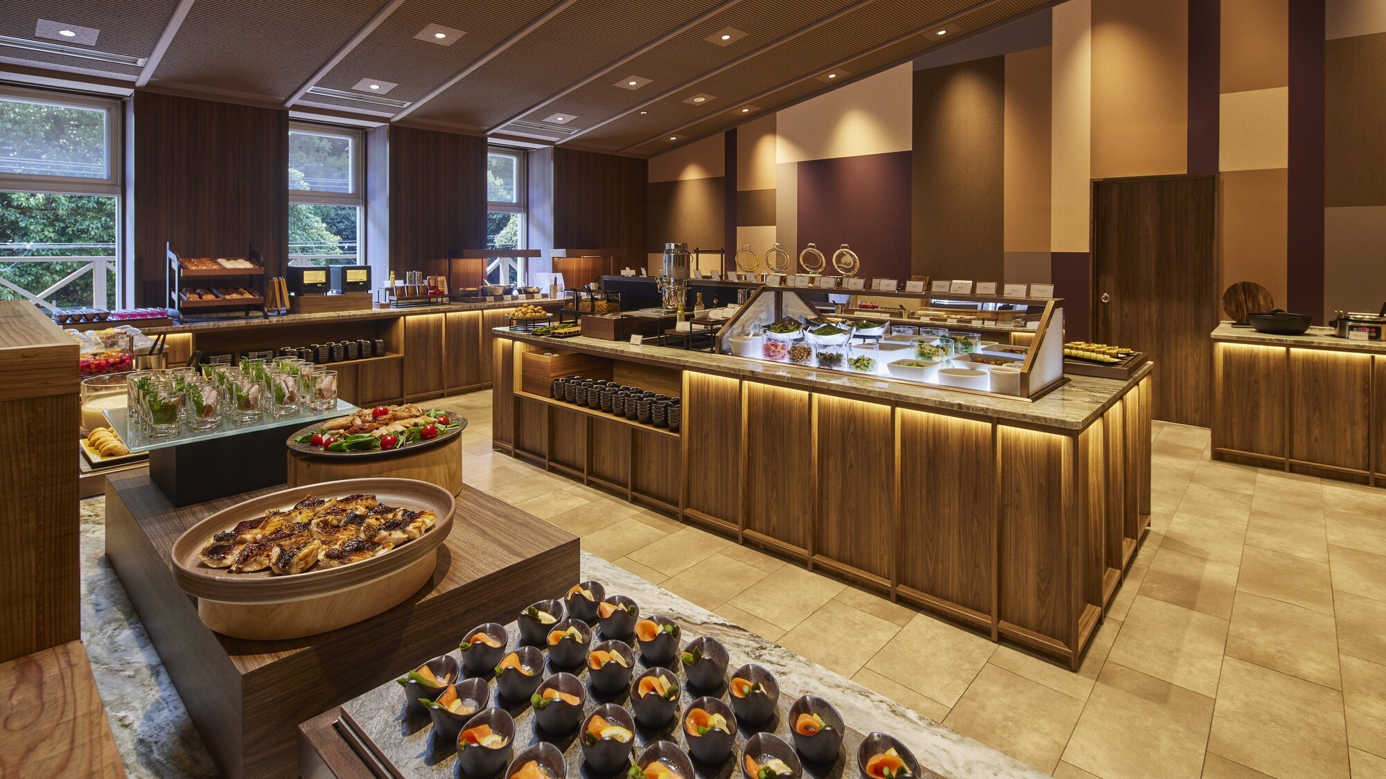 ［朝食：通年］  約80種類の朝食ビュッフェ