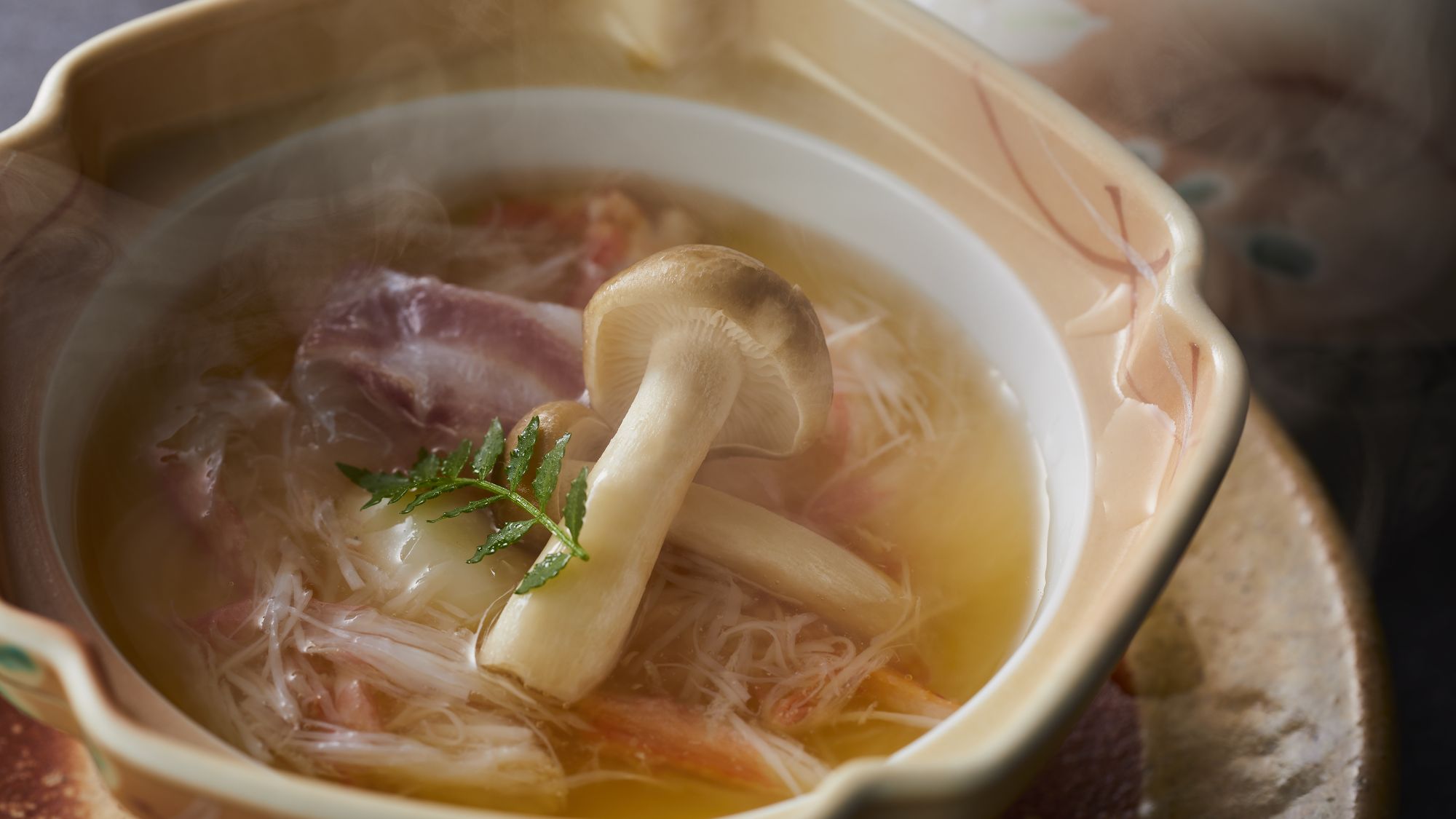 【季節の会席】冬(2025年12月～2026年2月) 蓋物 季節の玉締め蟹身餡掛け