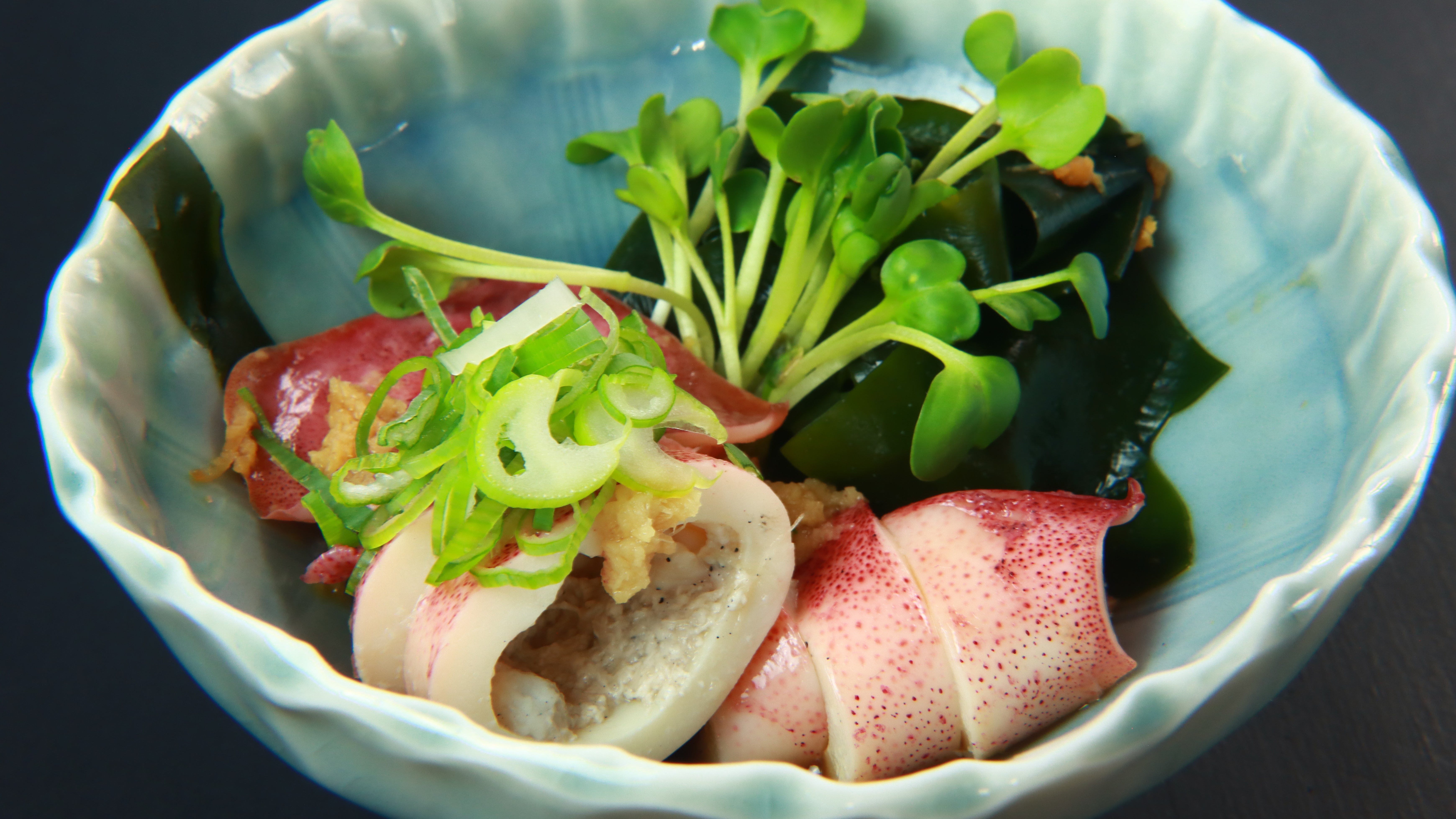 小鉢-イカとワカメのしょうが和え