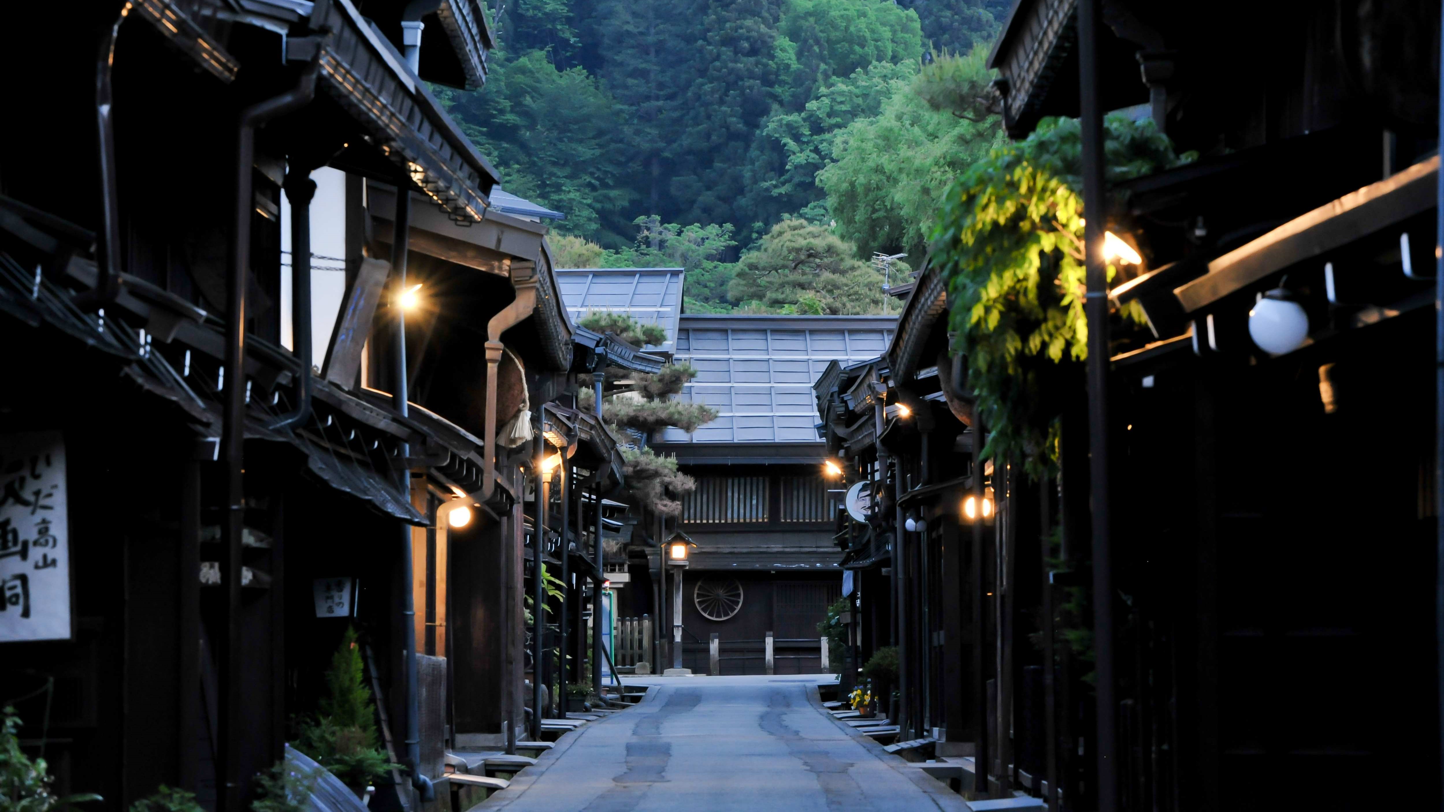 高山の古い町並み