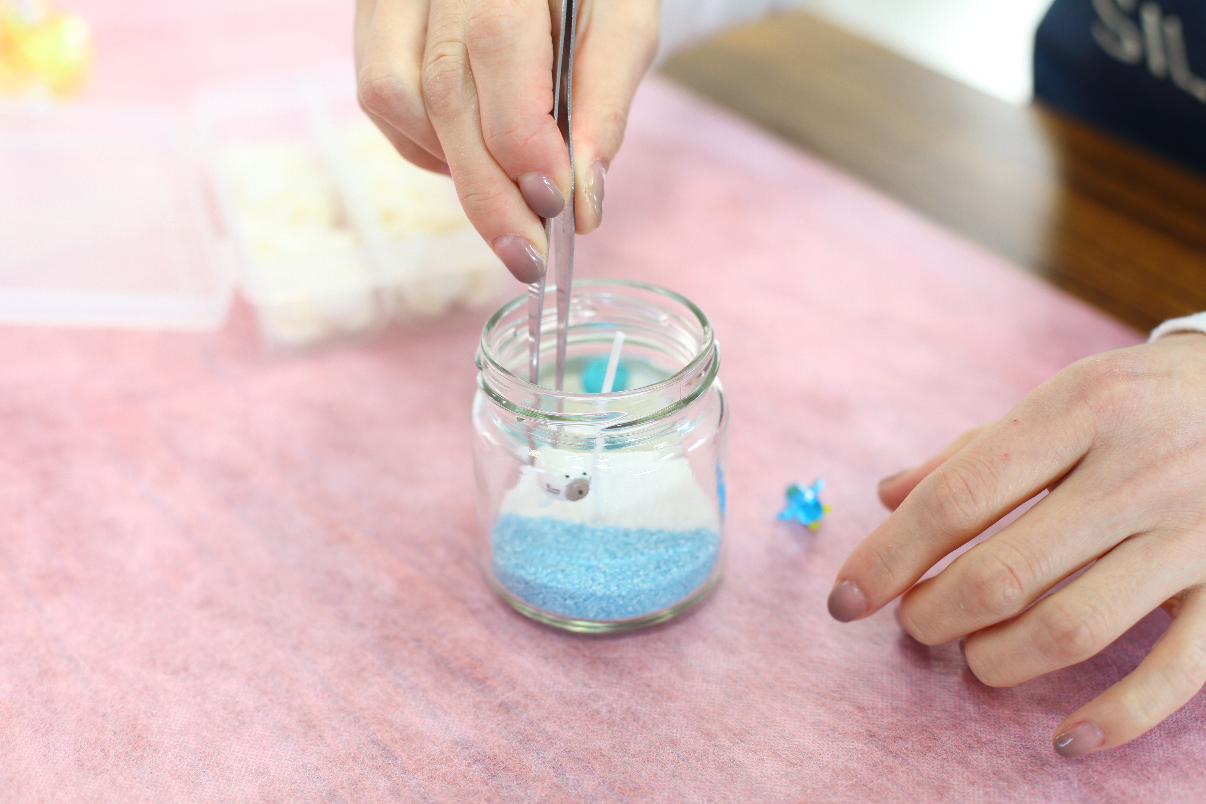 シリカ体験（ジェルキャンドル）