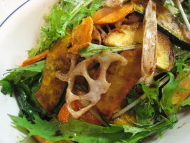 秋野菜のサラダ